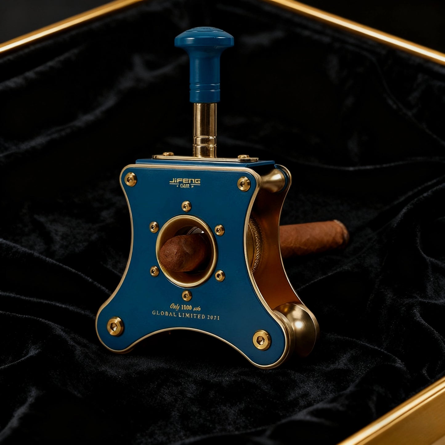 季风高端雪茄套装男士商务送礼带雪茄钻头打火机配备烟灰缸套装